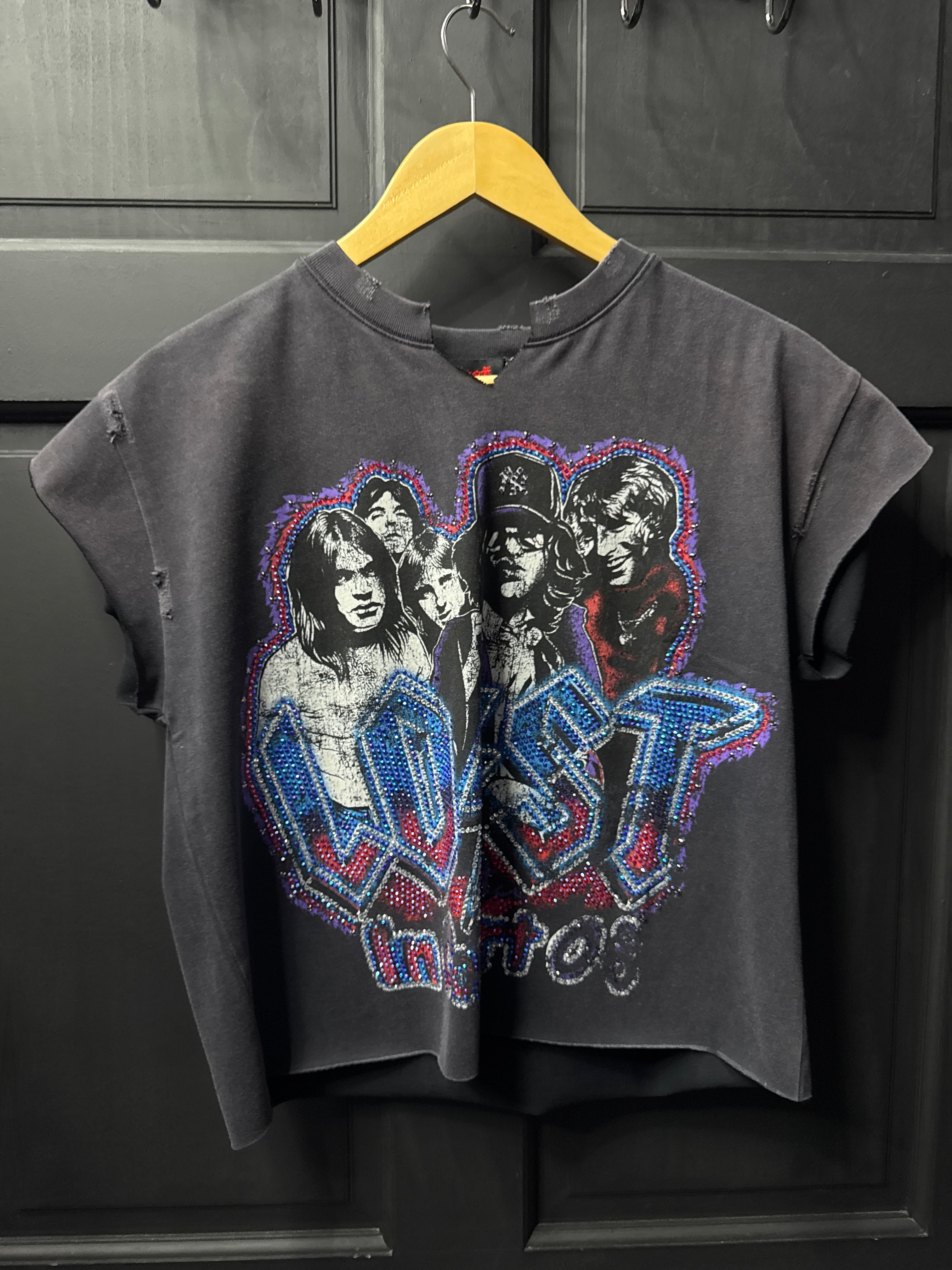 Lost intricacy cropped shirt sz small