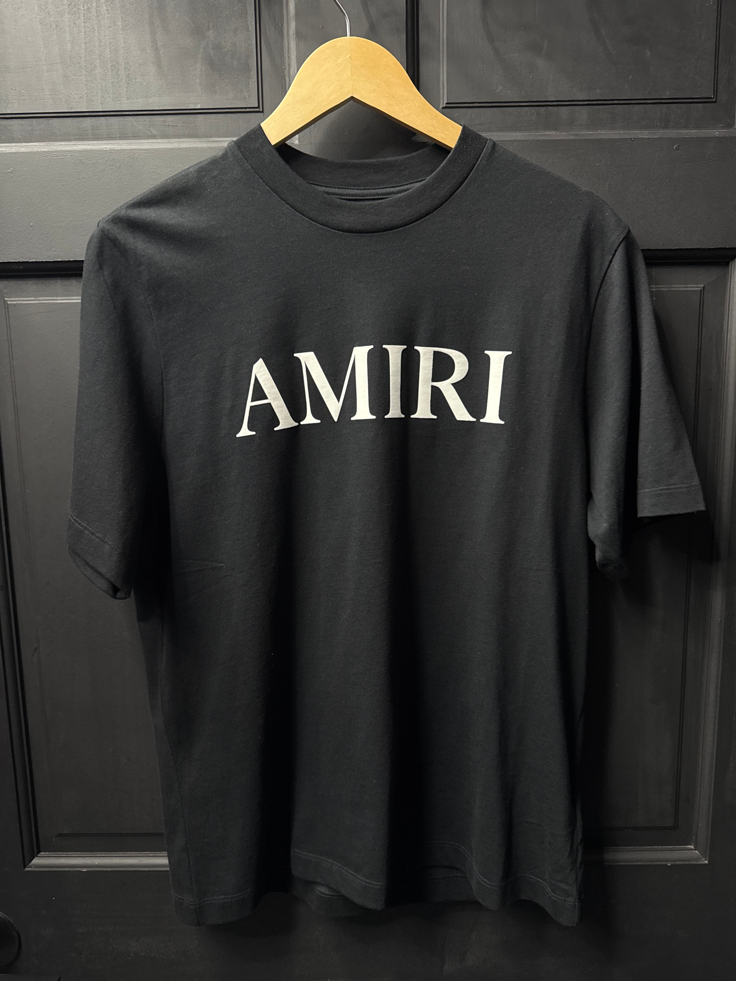 Amiri logo tee sz small