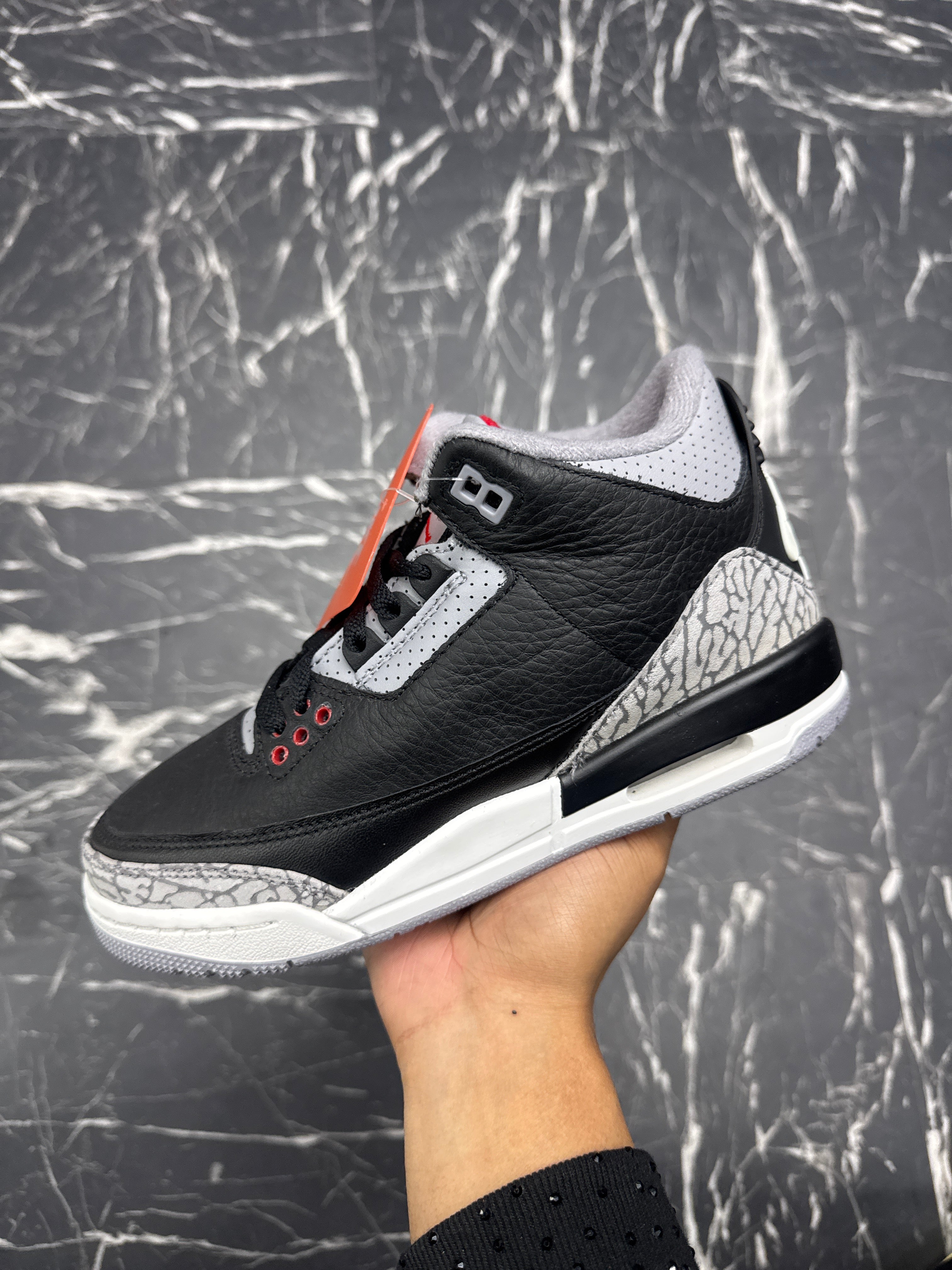 Jordan 3 black cement Grade school
