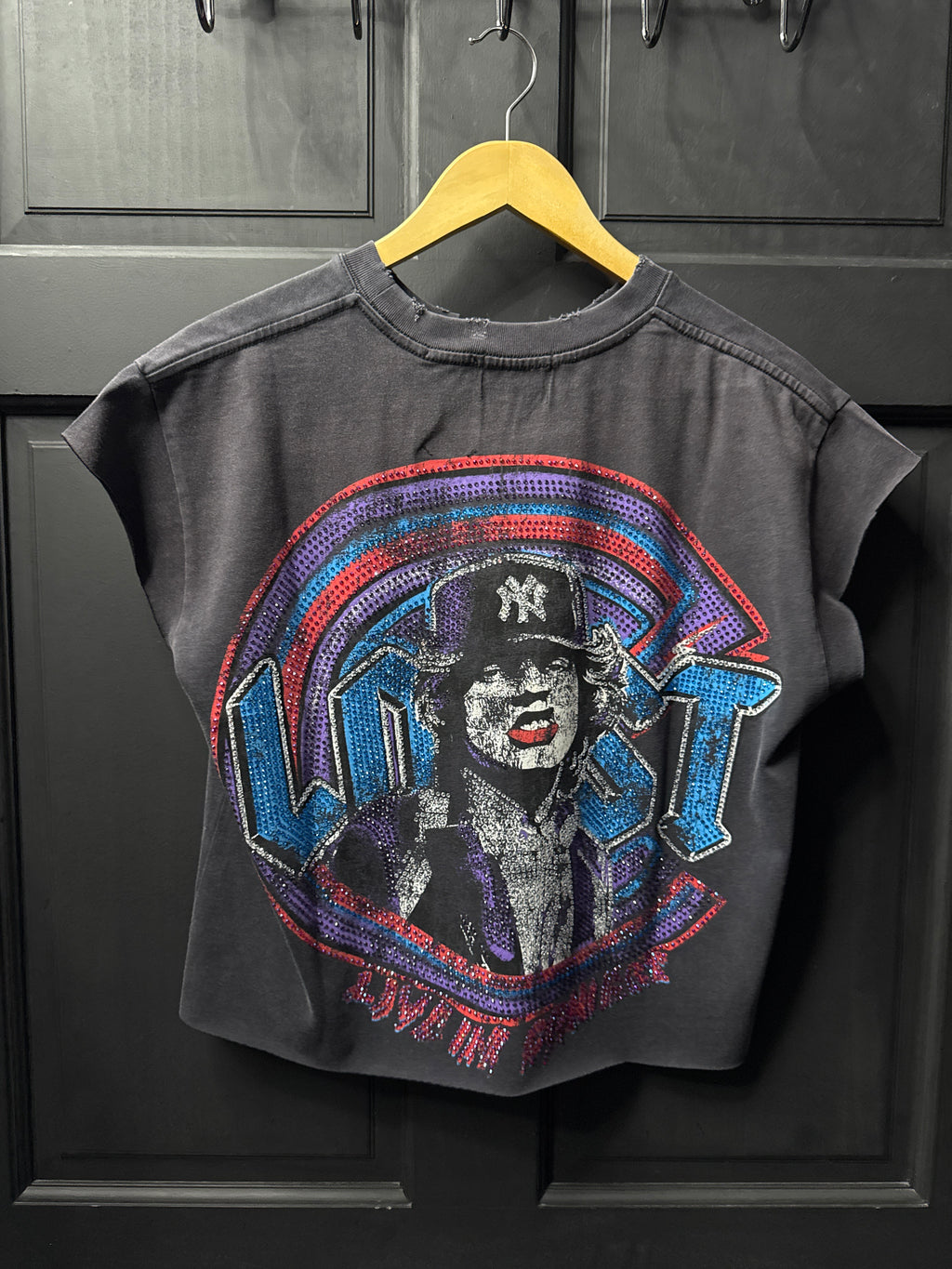 Lost intricacy cropped shirt sz small