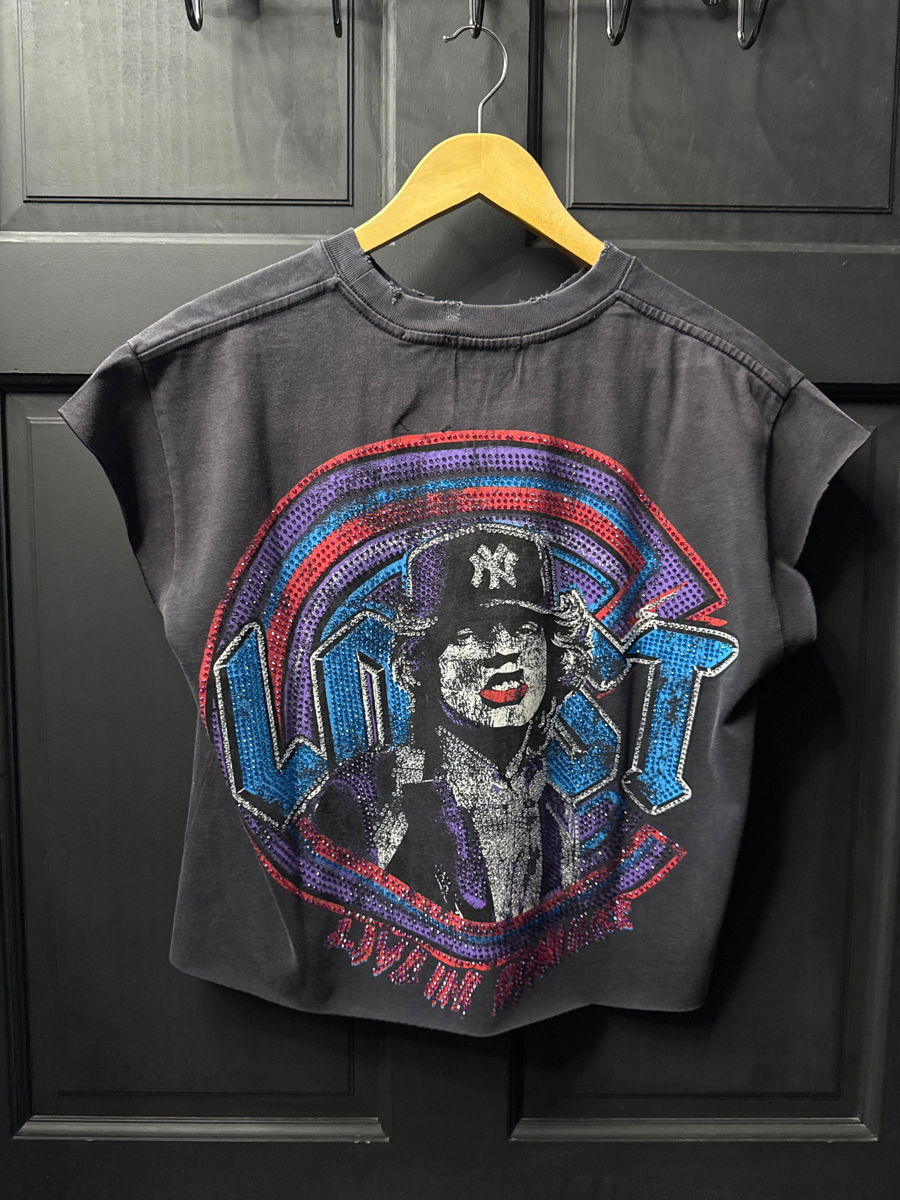 Lost intricacy cropped shirt sz small