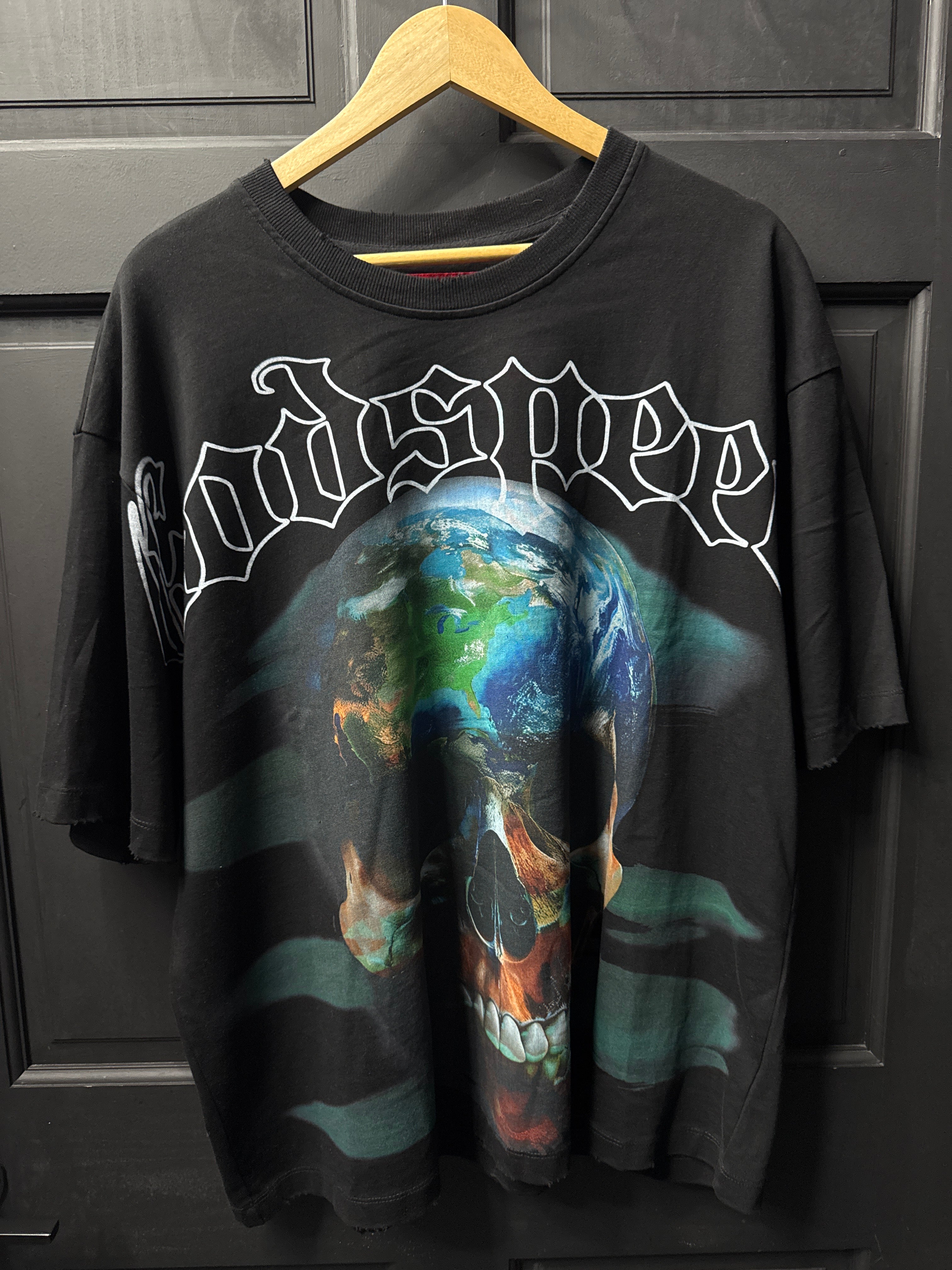 Godspeed globe tee Sz XL