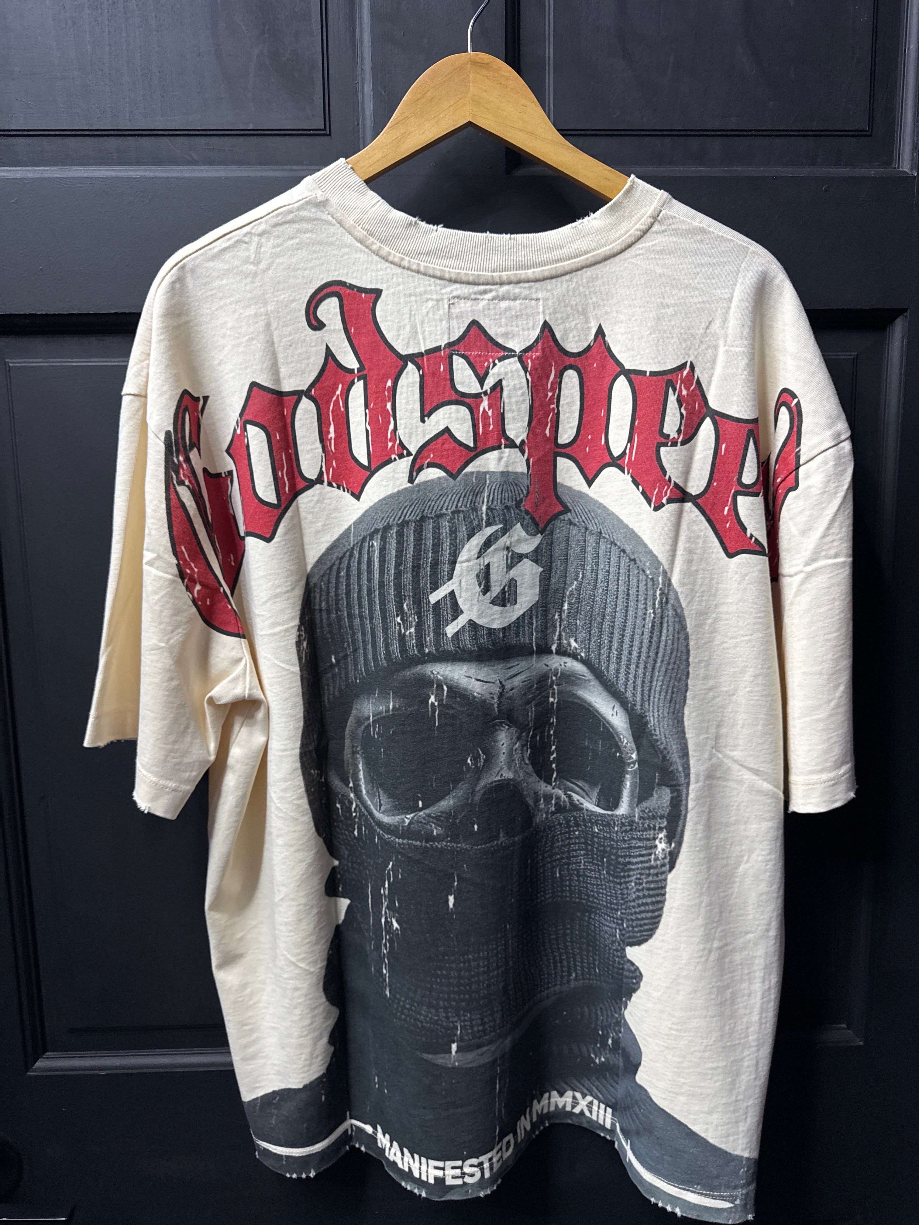 Godspeed balaclava tee Sz Large