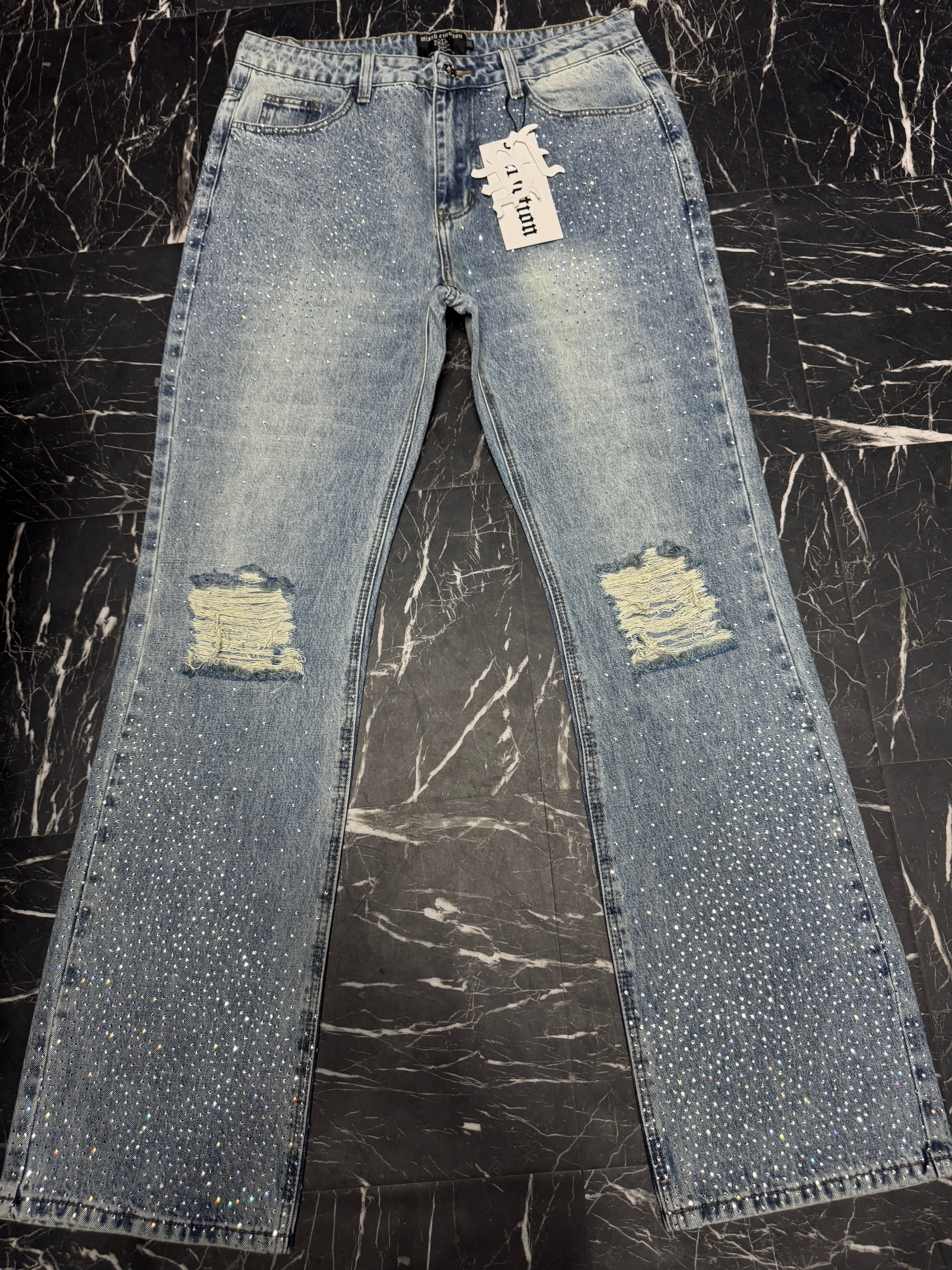 Mixed emotion vvs jeans sz 34 New