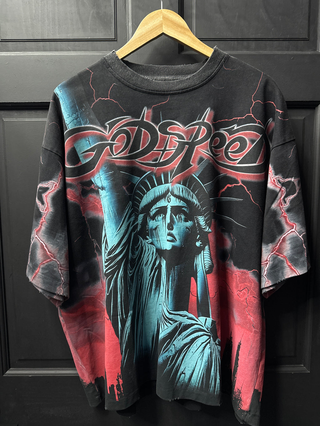 Godspeed lightning liberty tee