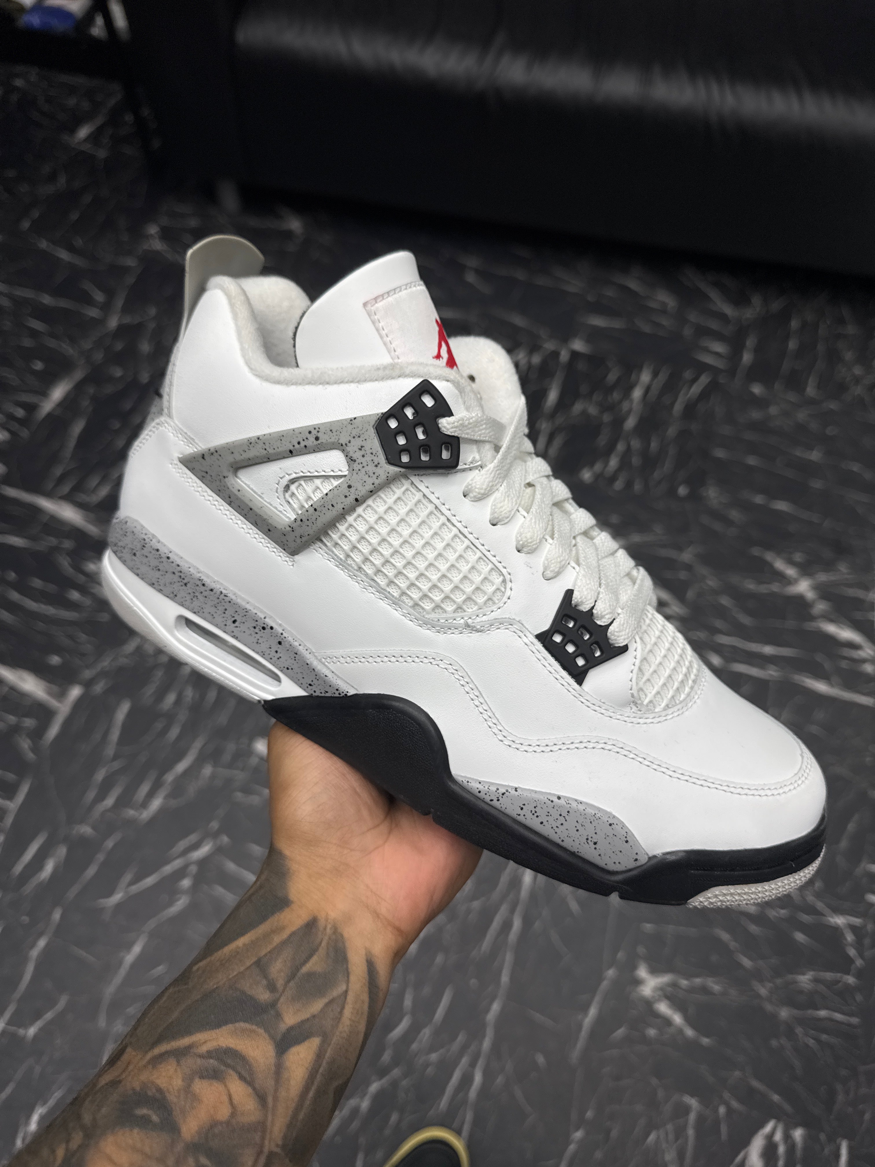 Jordan 4 white cement