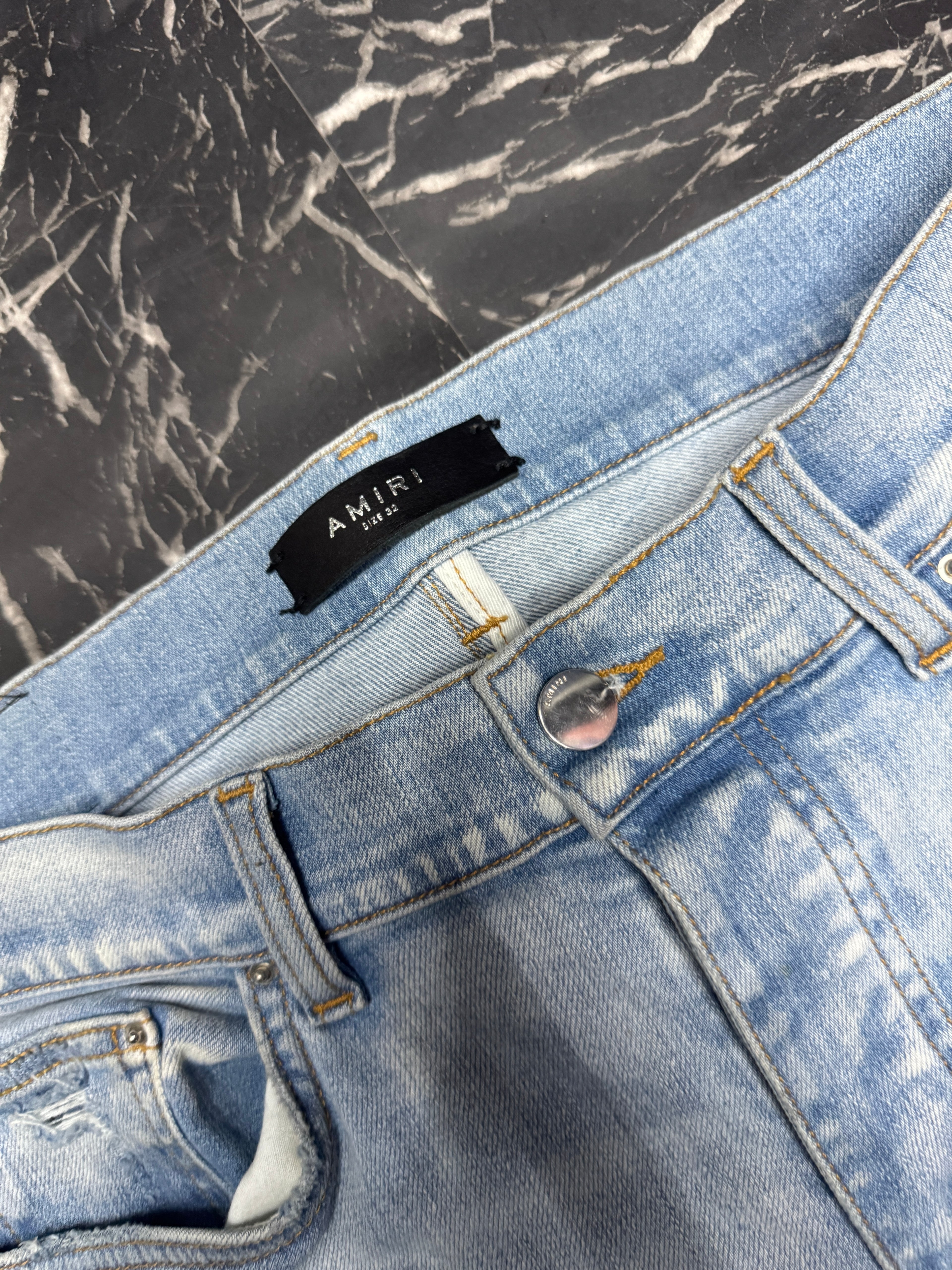 Amiri jeans star patches sz 32 U