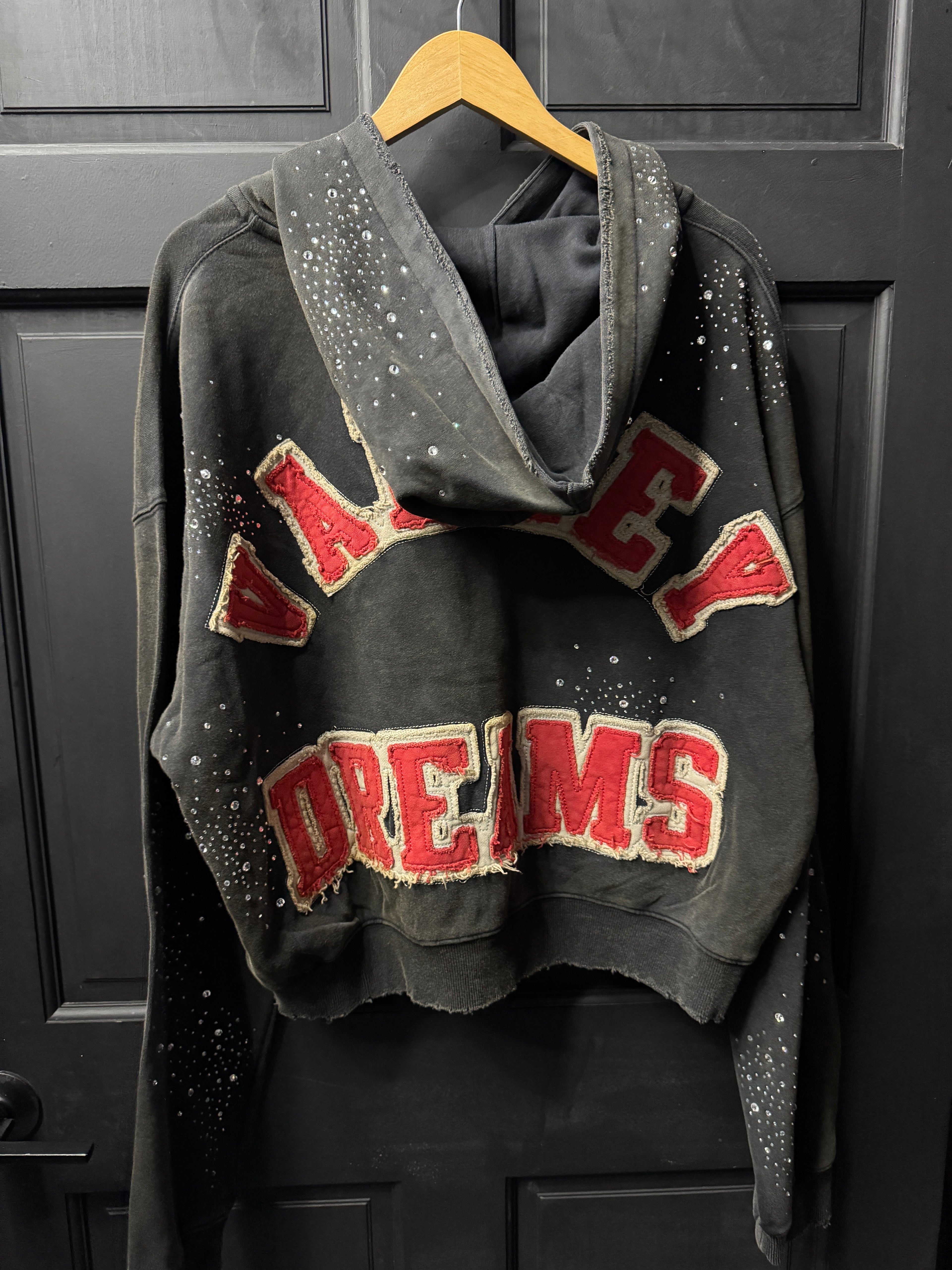 Vale Portugal black washed zip up