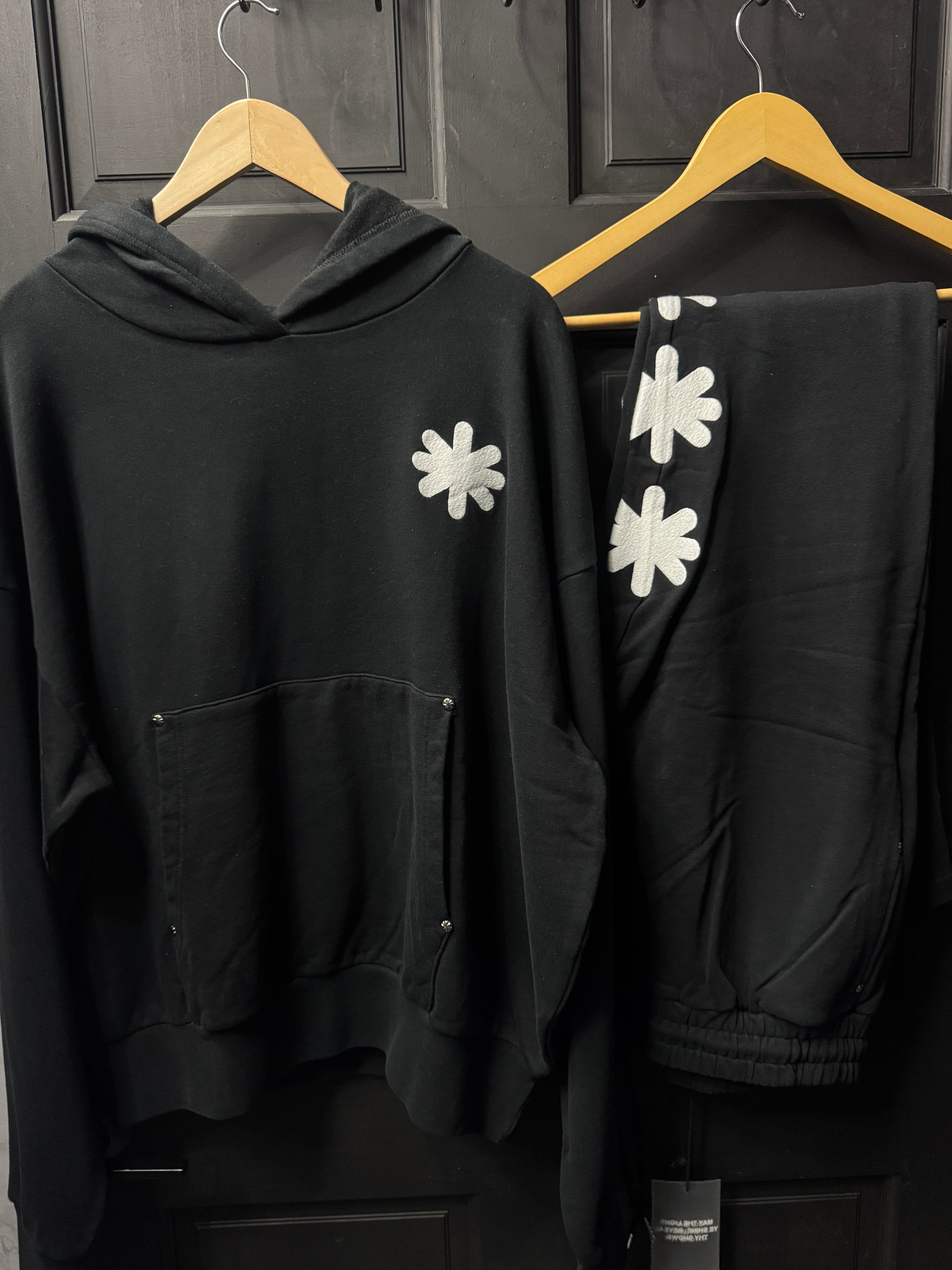 Lost shadow black/white sweatsuit