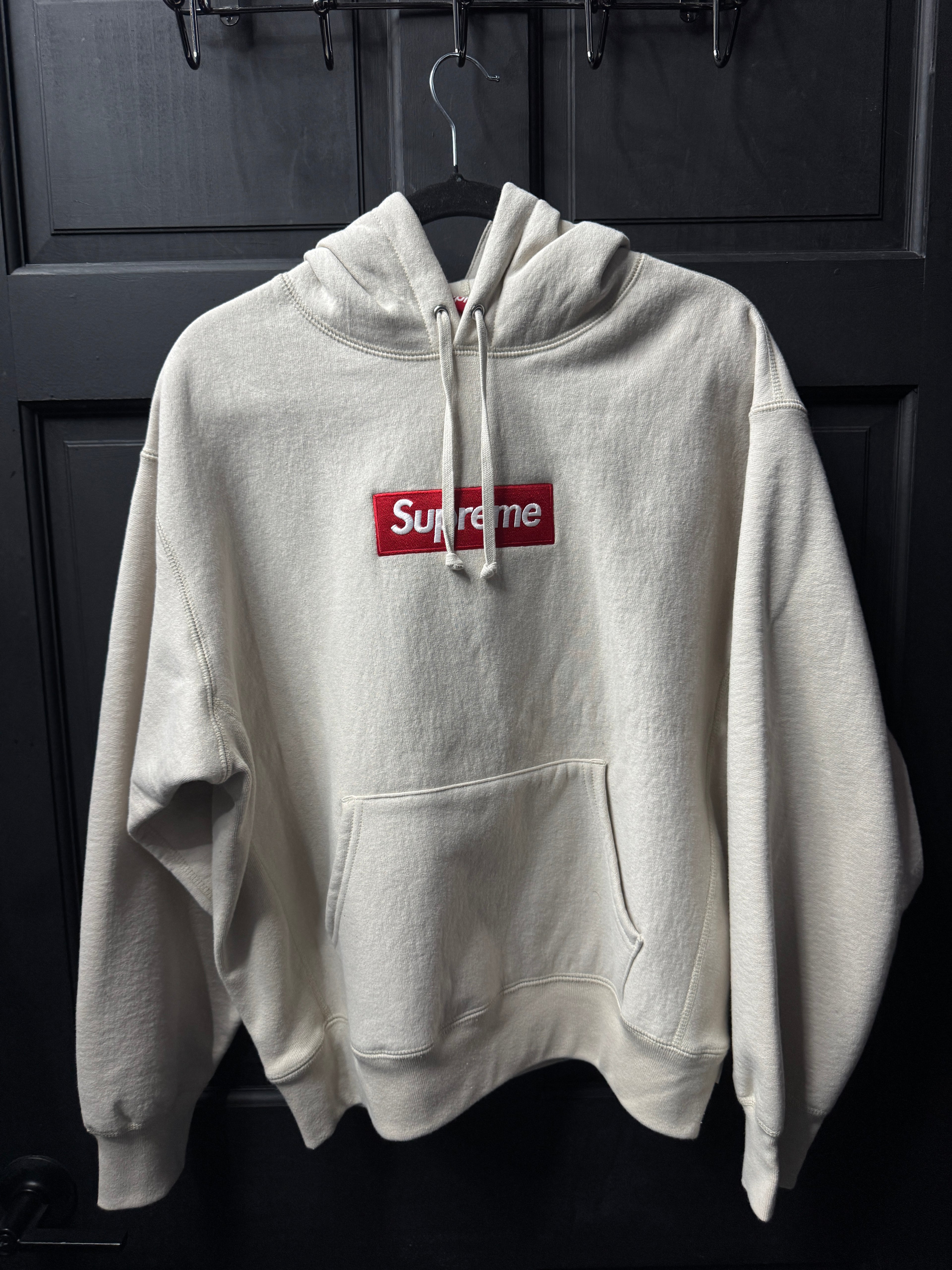 Supreme bogo hoodie cream