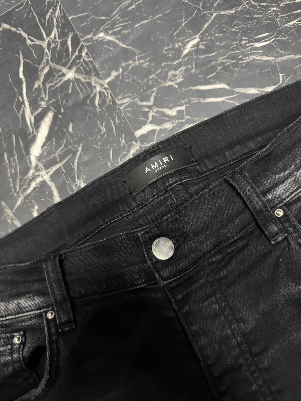 Amiri jeans patch work sz 33 U