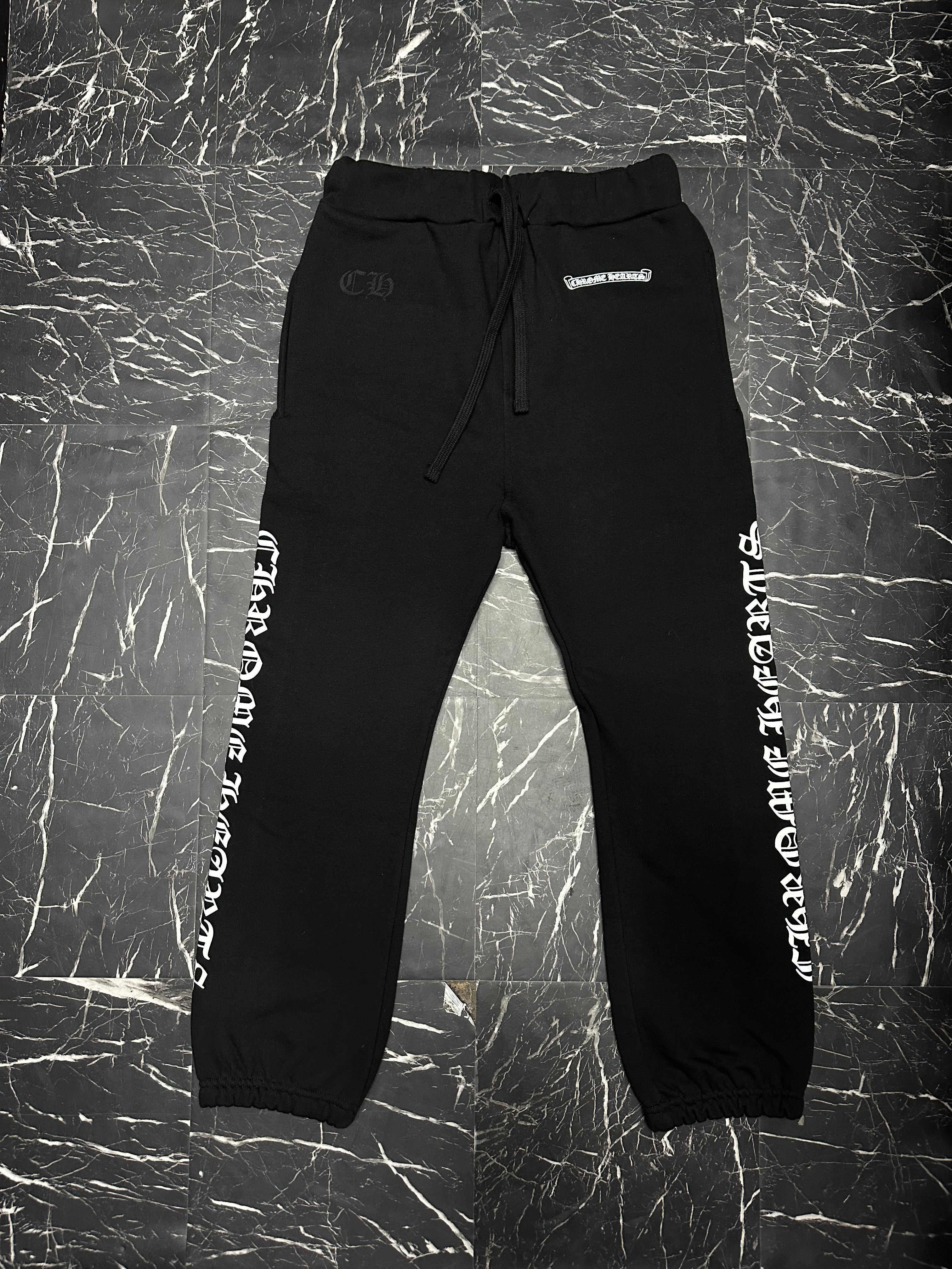 Chrome heart sweat pants sz small new