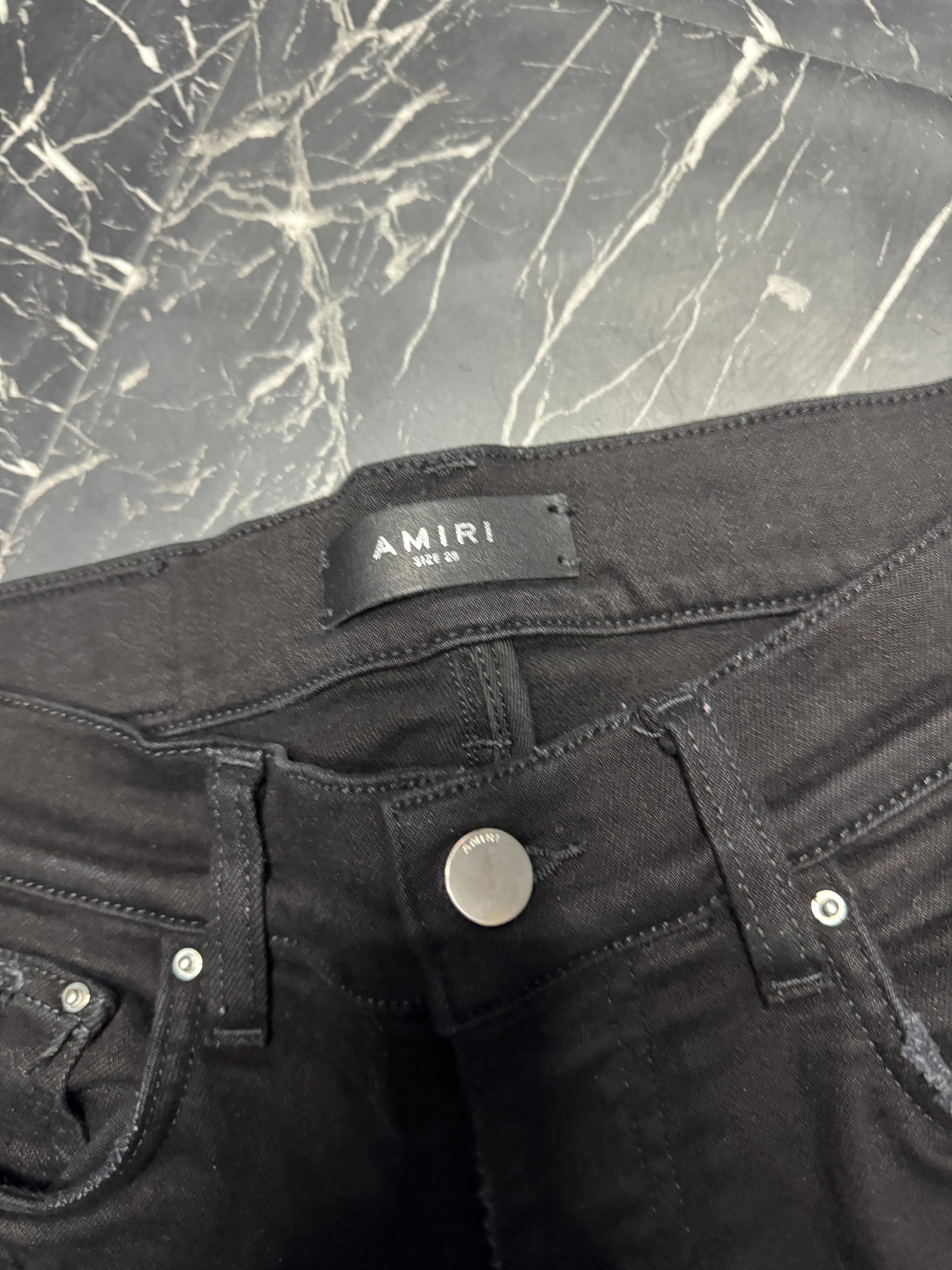 Amiri jeans MX1 paisley patch sz 28 U