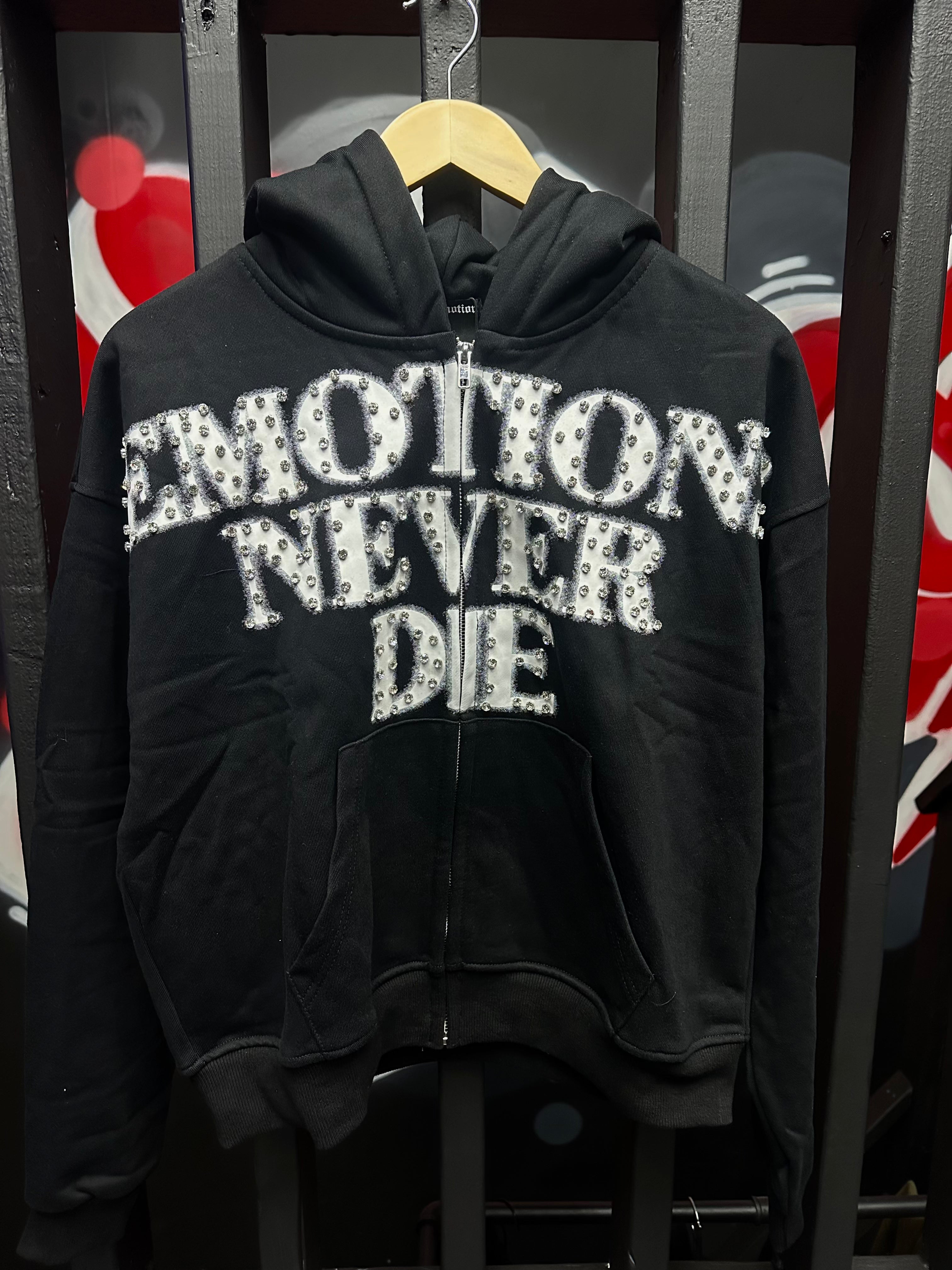 Mixed emotions hoodie Black