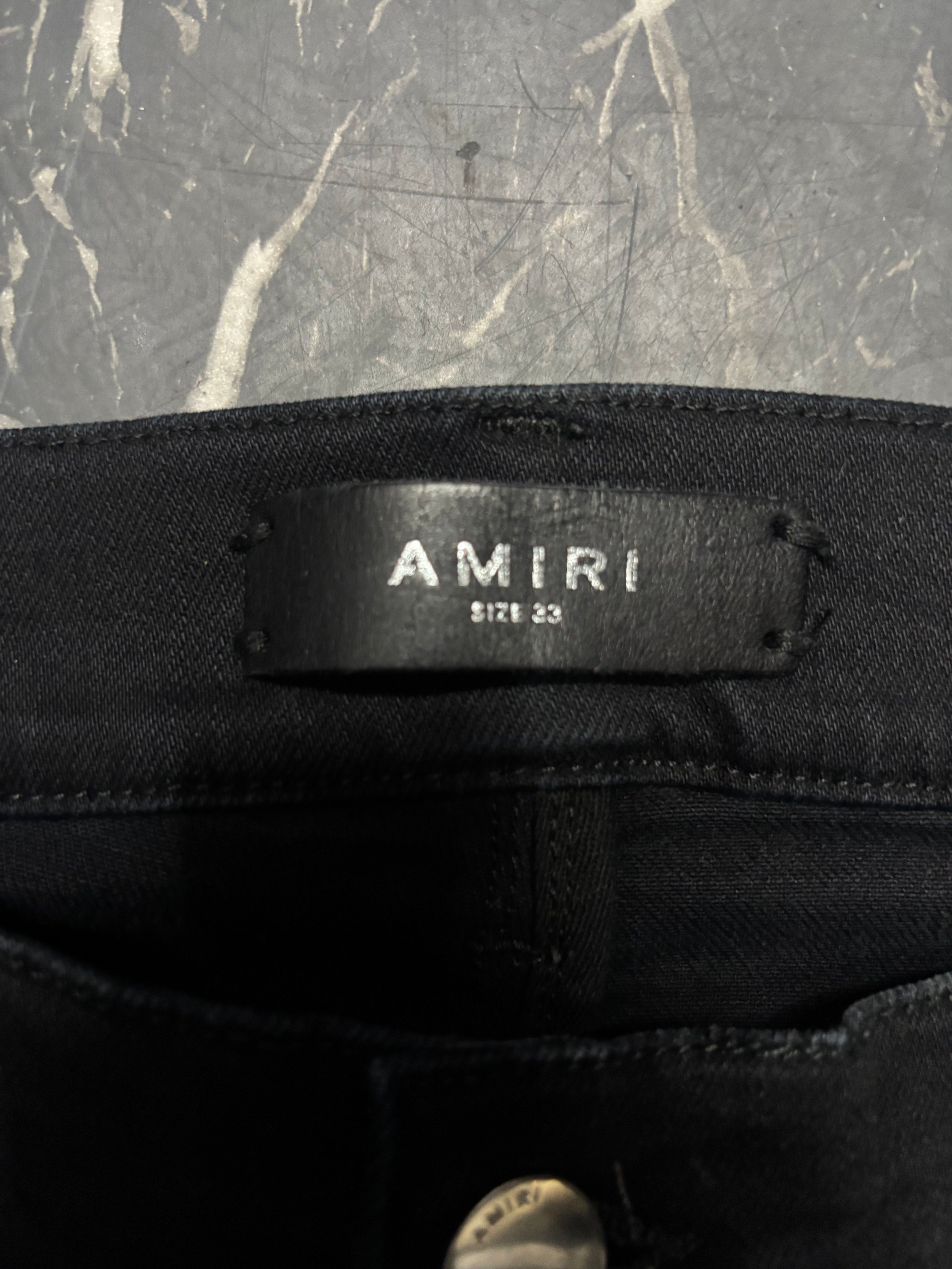 Amiri Jeans Mx1 Blue Patch Sz 33