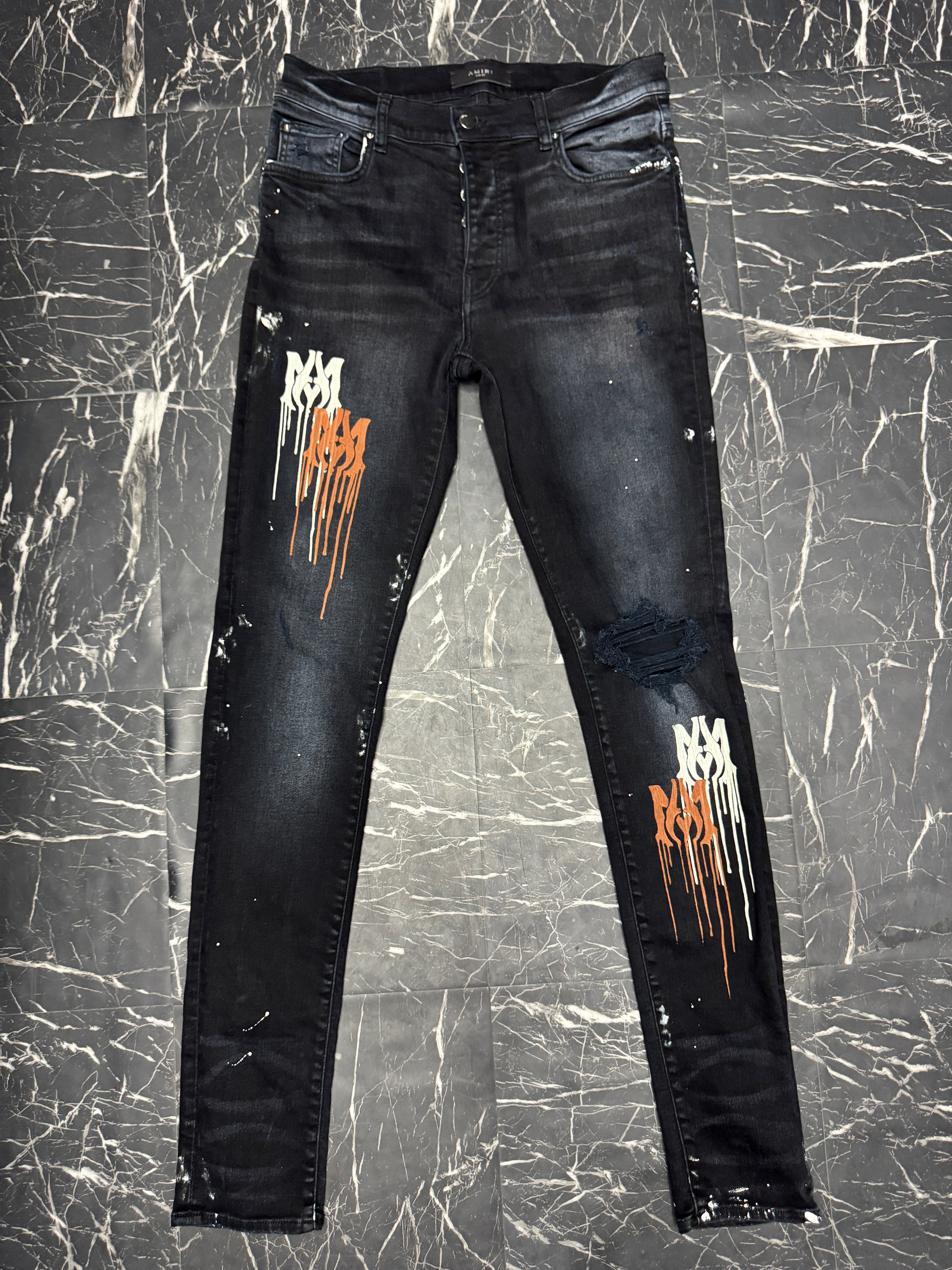 Amiri jeans MA drip sz 33 U