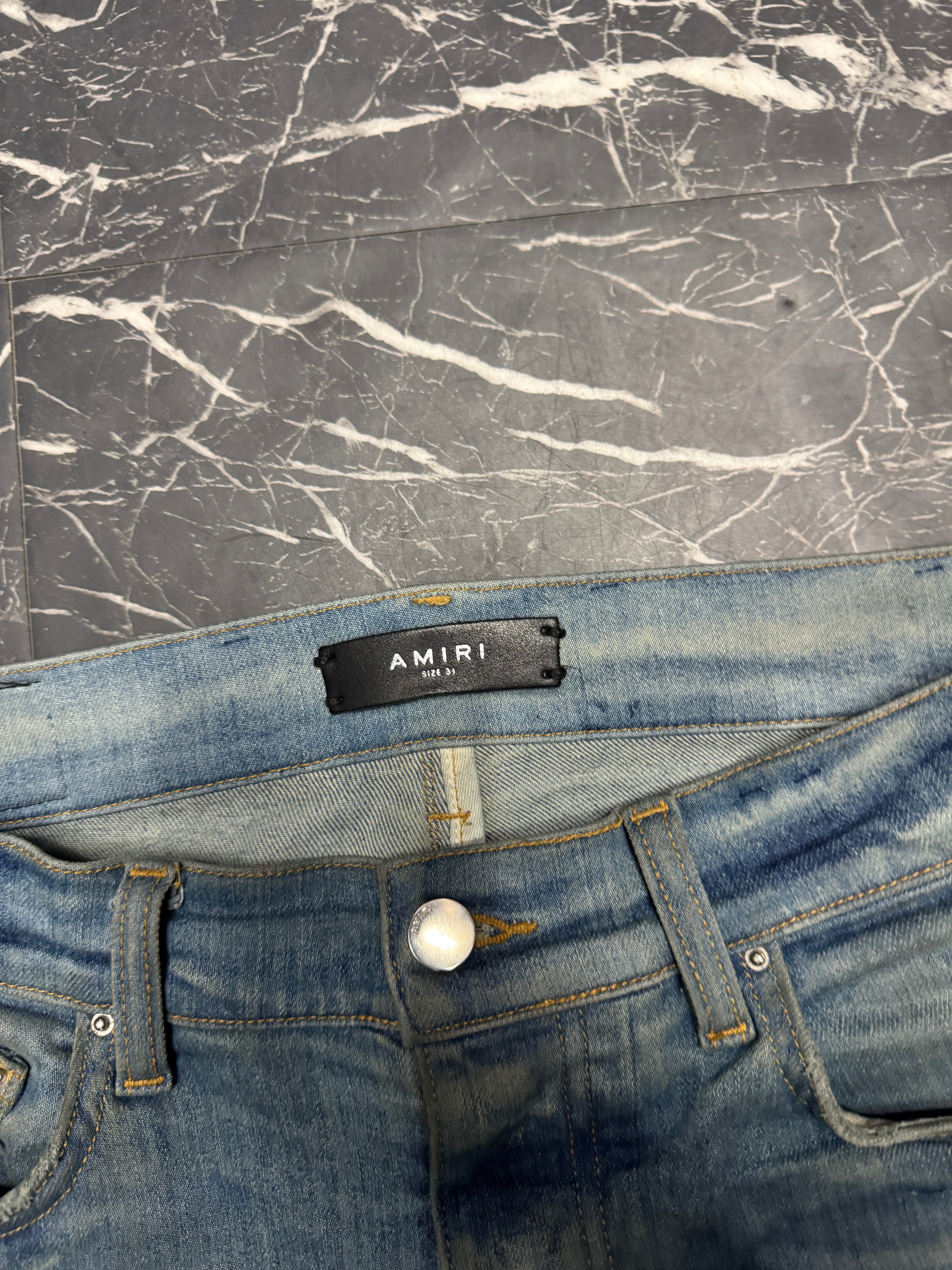 Amiri jeans black patch sz 31 U